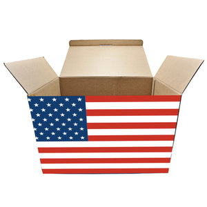 Open American Flag Box