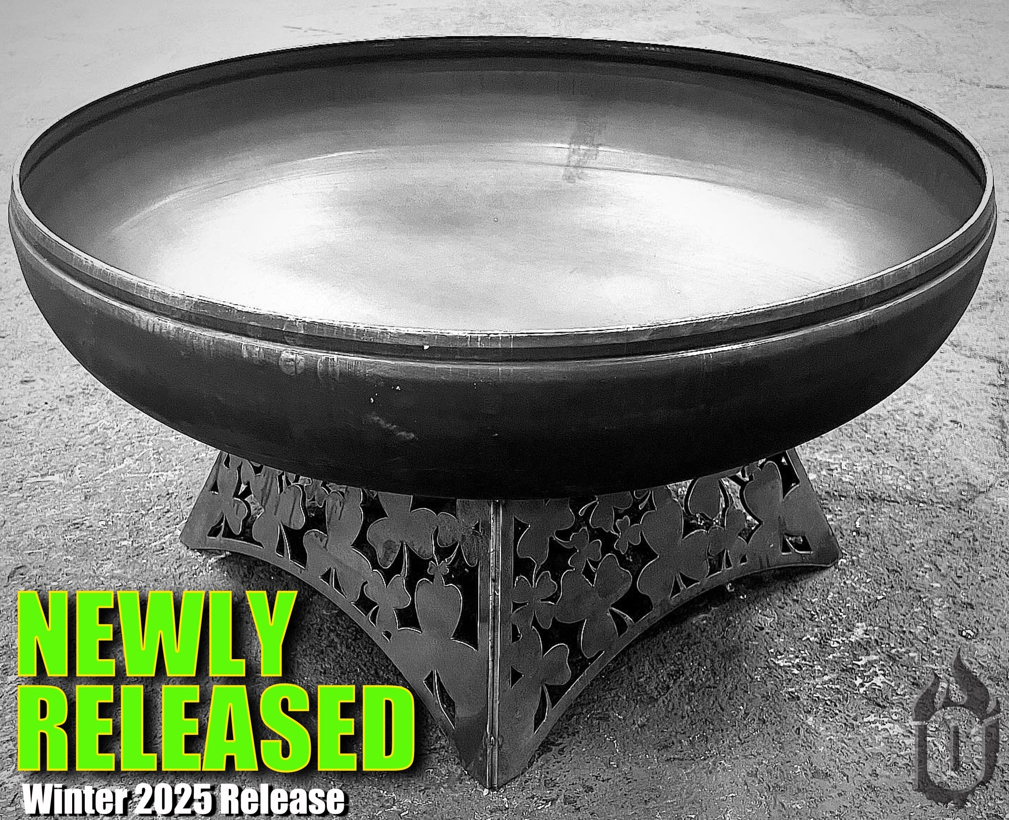 Liberty Fire Pit "Shamrocks" *Limited Release* (Made In USA)