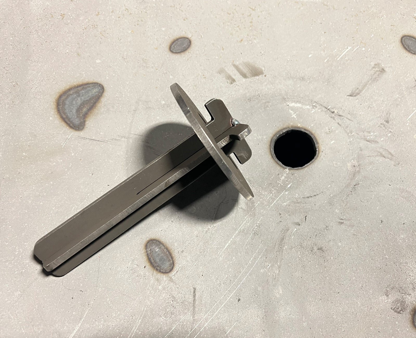 4" Round Blocking Plate