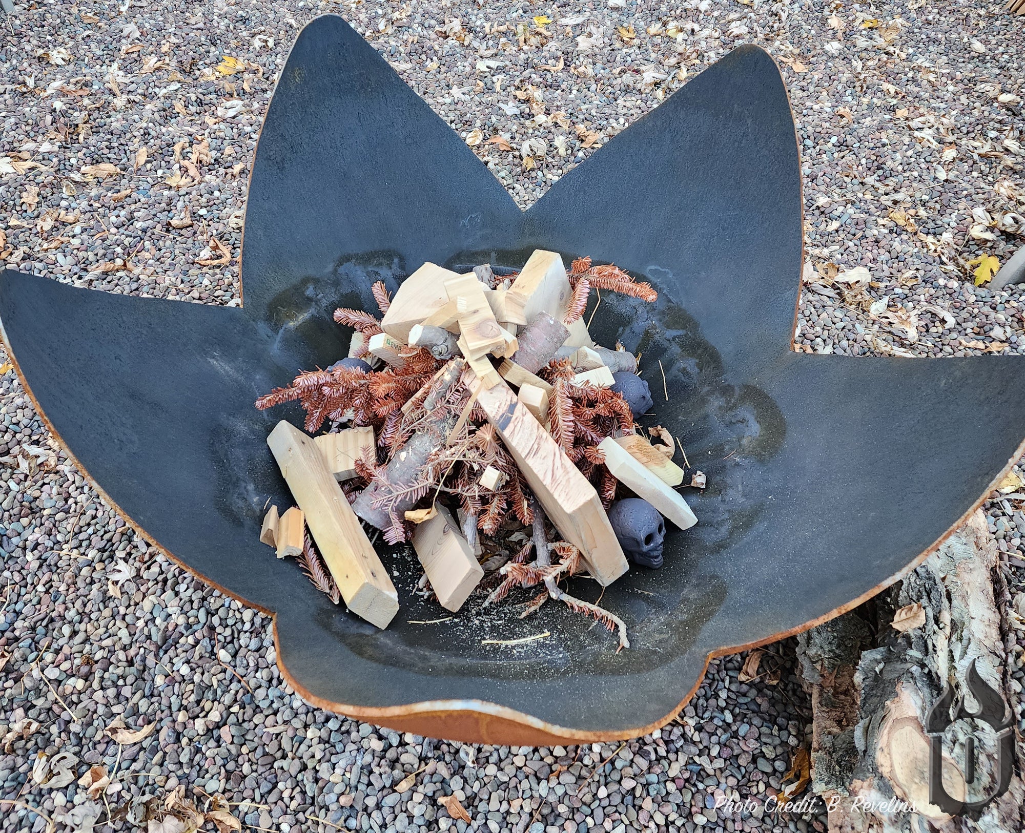 "Fire Flower" Fire Bowl